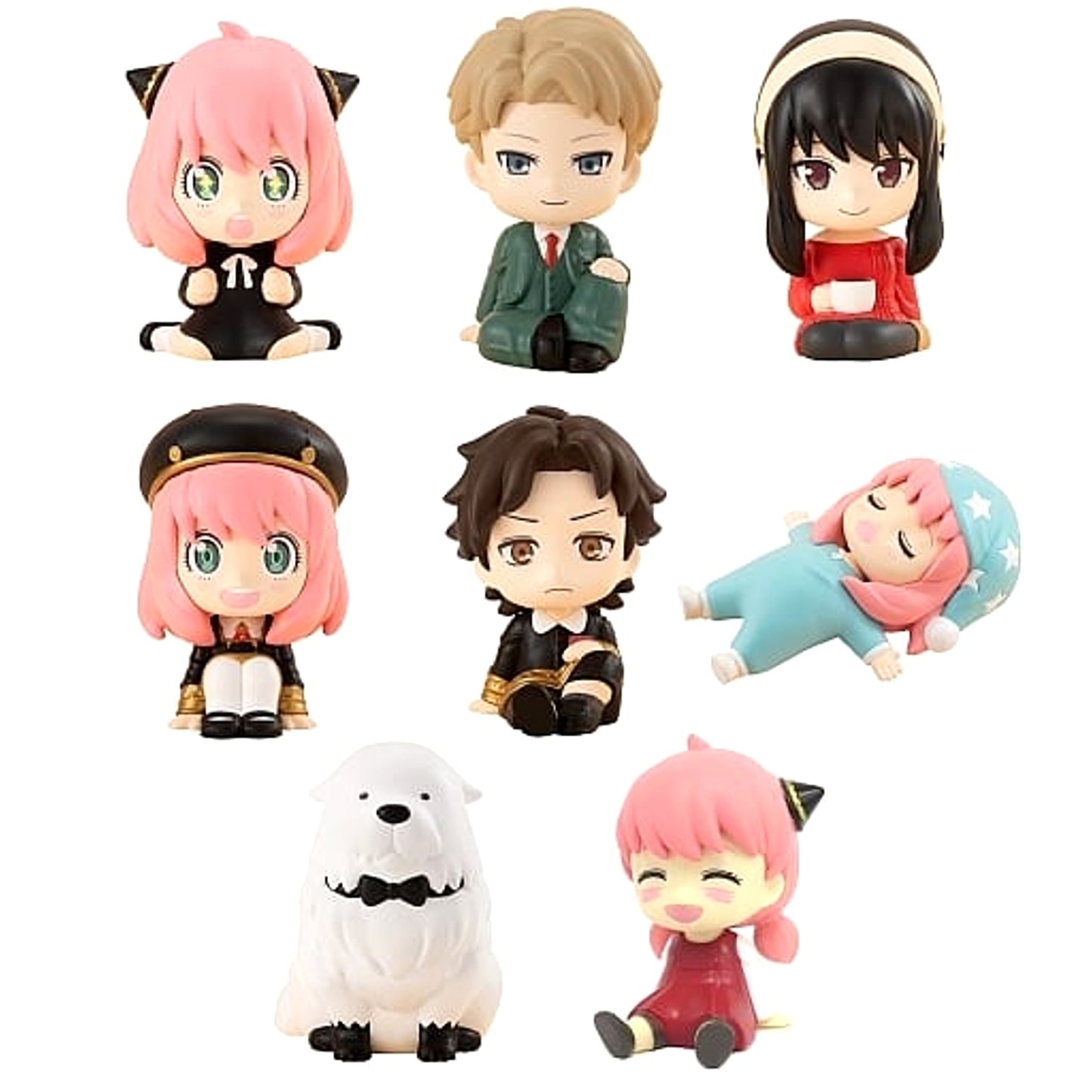 Anya Forger & Others SPY x FAMILY All 8 Types Set Relacot [USED]
