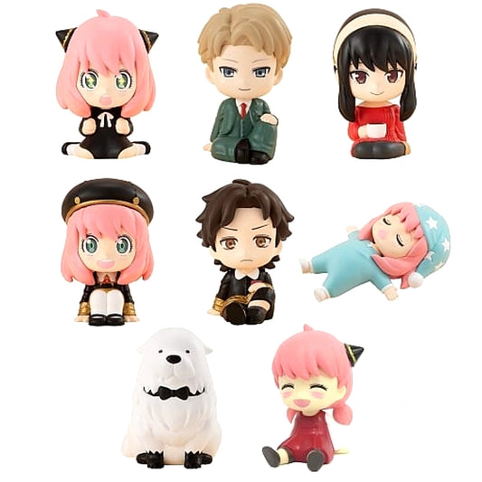 Anya Forger & Others SPY x FAMILY All 8 Types Set Relacot [USED]