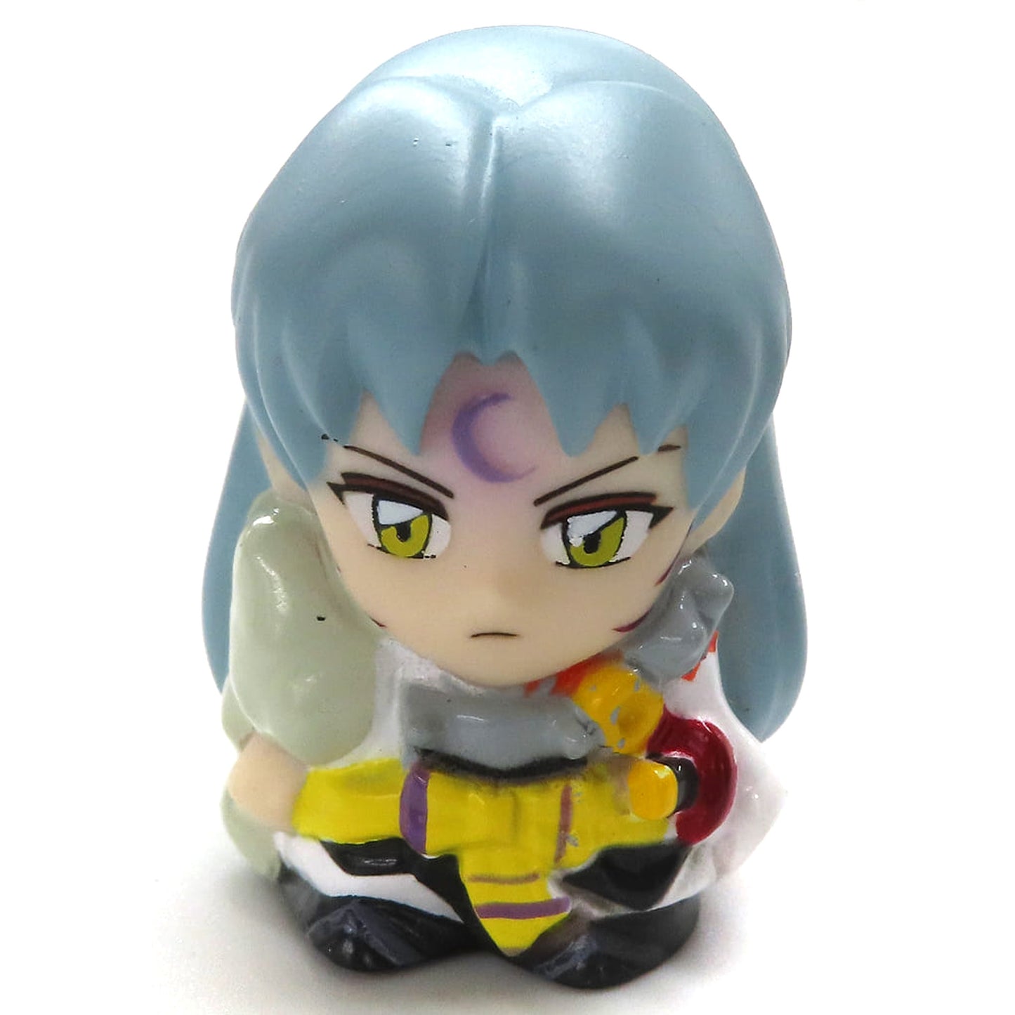 Inuyasha Sesshomaru Mascot Soft Vinyl Finger Puppet Trading Figure [USED]