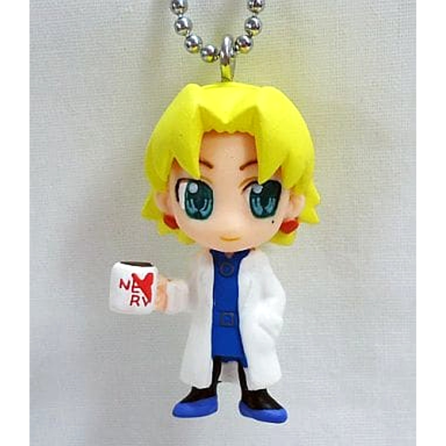 Neon Genesis Evangelion Ritsuko Akagi Petit Eva De Instrumentality Project Keychains [USED]