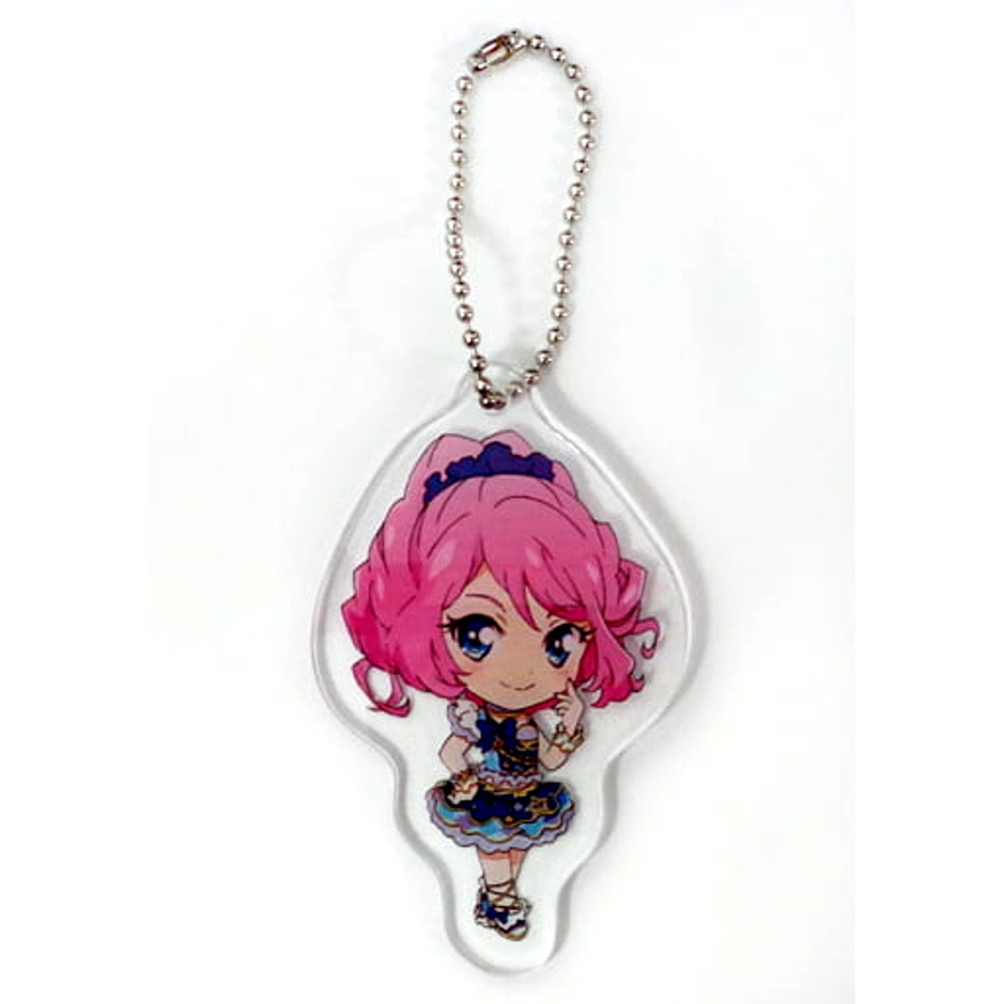 Aikatsu Stars! Sakuraba Laura 2 Clear Plate Mascot Keychains [USED]