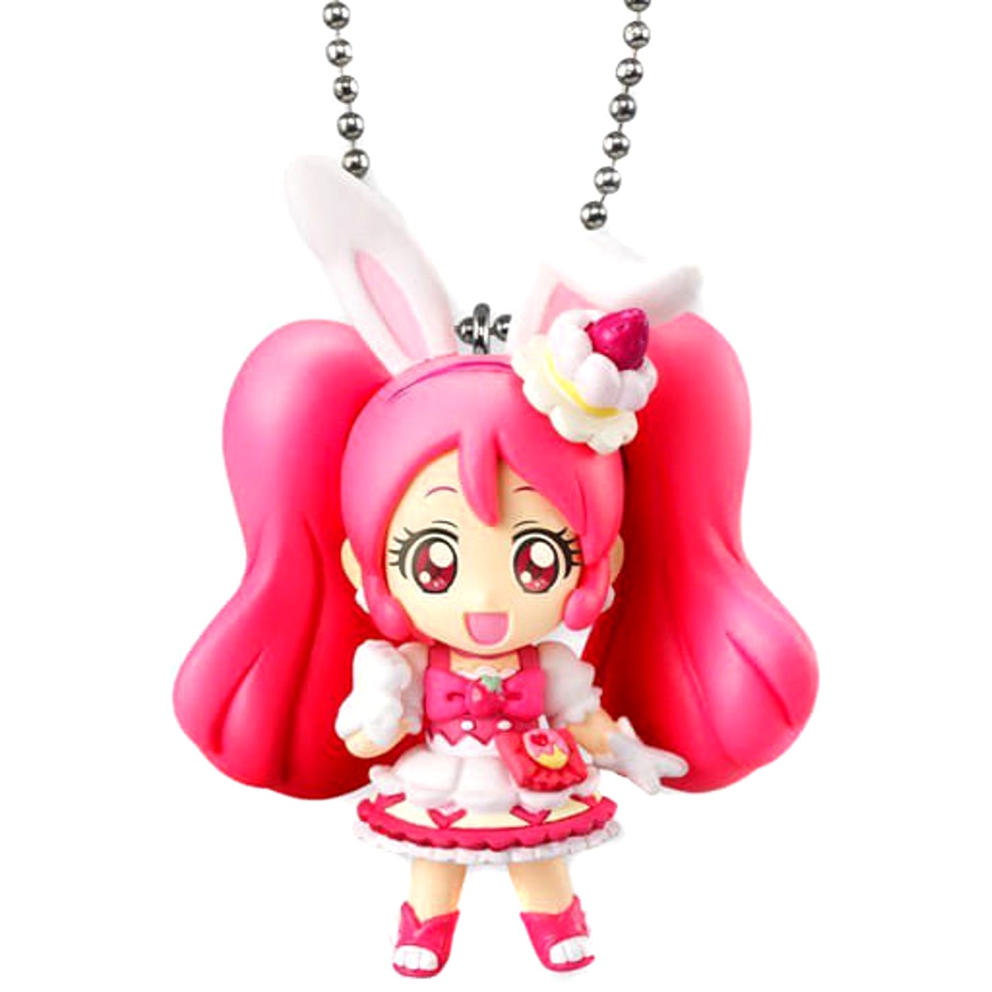 Kirakira Pretty Cure a la Mode Cure Whip 1 Mascot Keychains [USED]