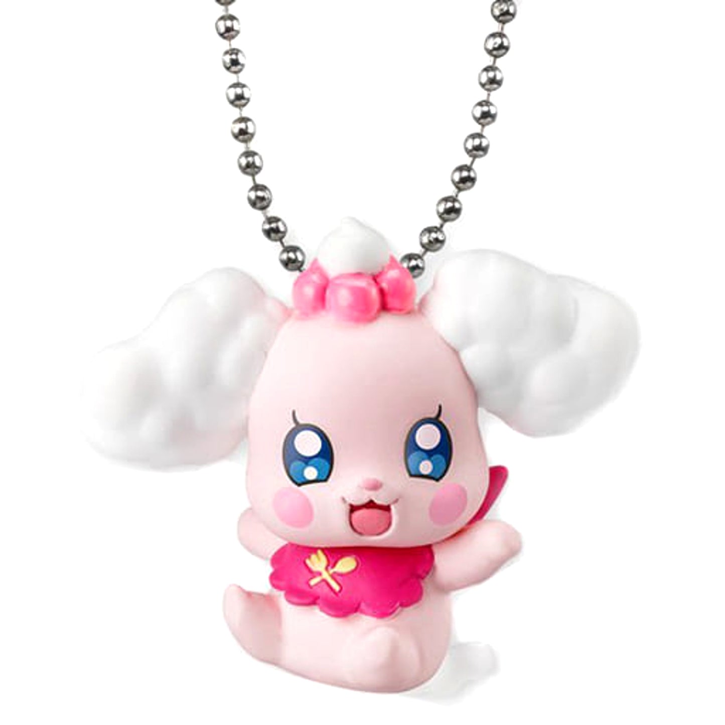 Kirakira Pretty Cure a la Mode Pekorin 4 Mascot Keychains [USED]