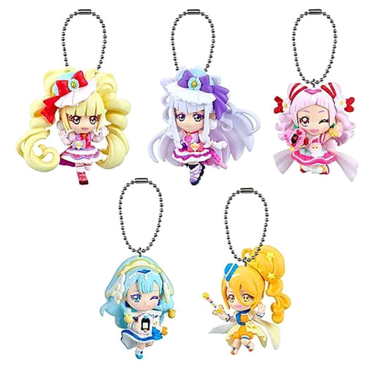 Hug tto! PreCure Cure Macherie & Others Mascot 2 All 5 Types Set Keychains [USED]
