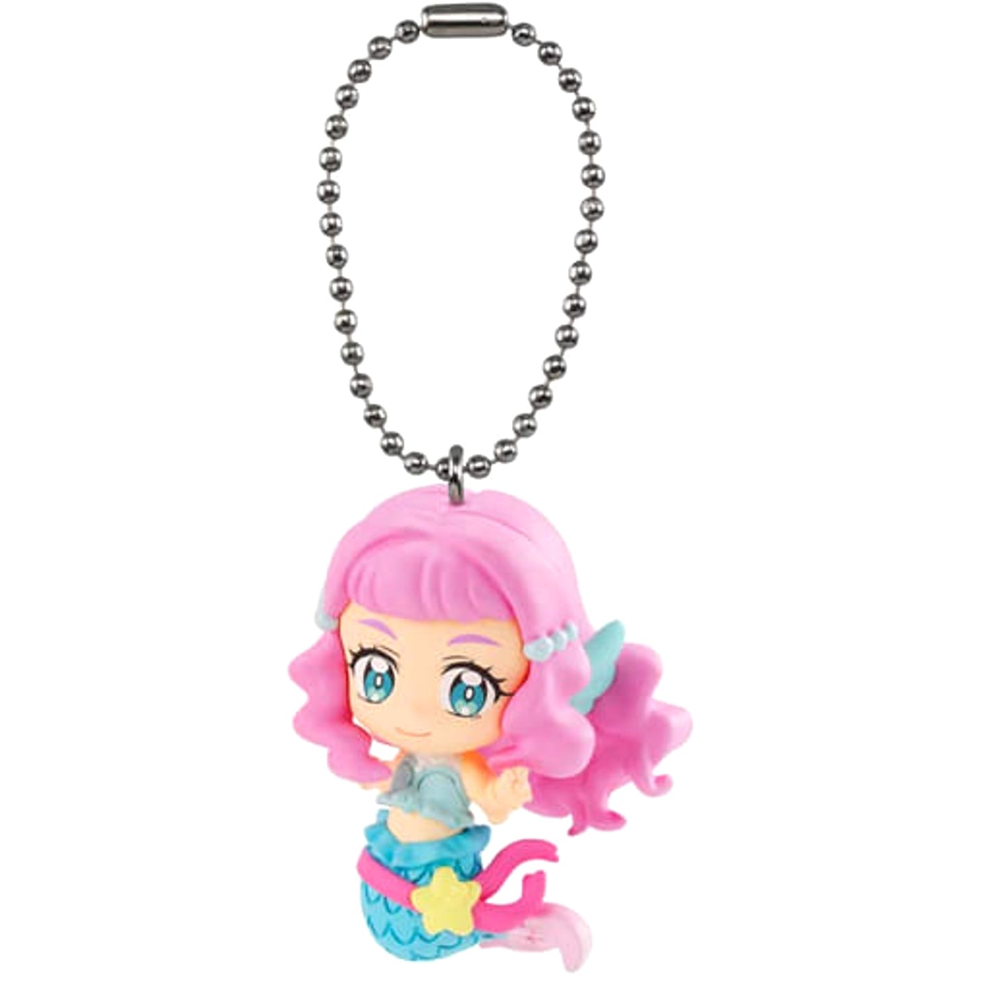 Tropical Rouge! Pretty Cure Mermaid Laura 5 Mascot Keychains [USED]