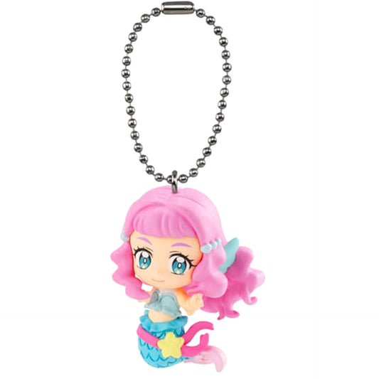 Tropical Rouge! Pretty Cure Mermaid Laura 5 Mascot Keychains [USED]