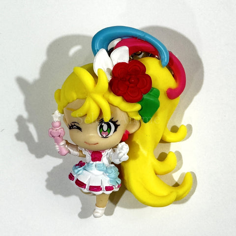 Tropical Rouge! Pretty Cure Cure Summer Heart Rouge Rod Ver. 3 Mascot 2 Keychains [USED] — photo 1