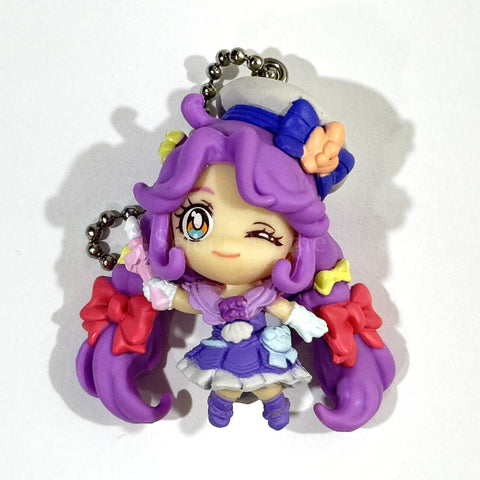 Tropical Rouge! Pretty Cure Cure Coral Heart Rouge Rod Ver. 4 Mascot 2 Keychains [USED] — photo 1