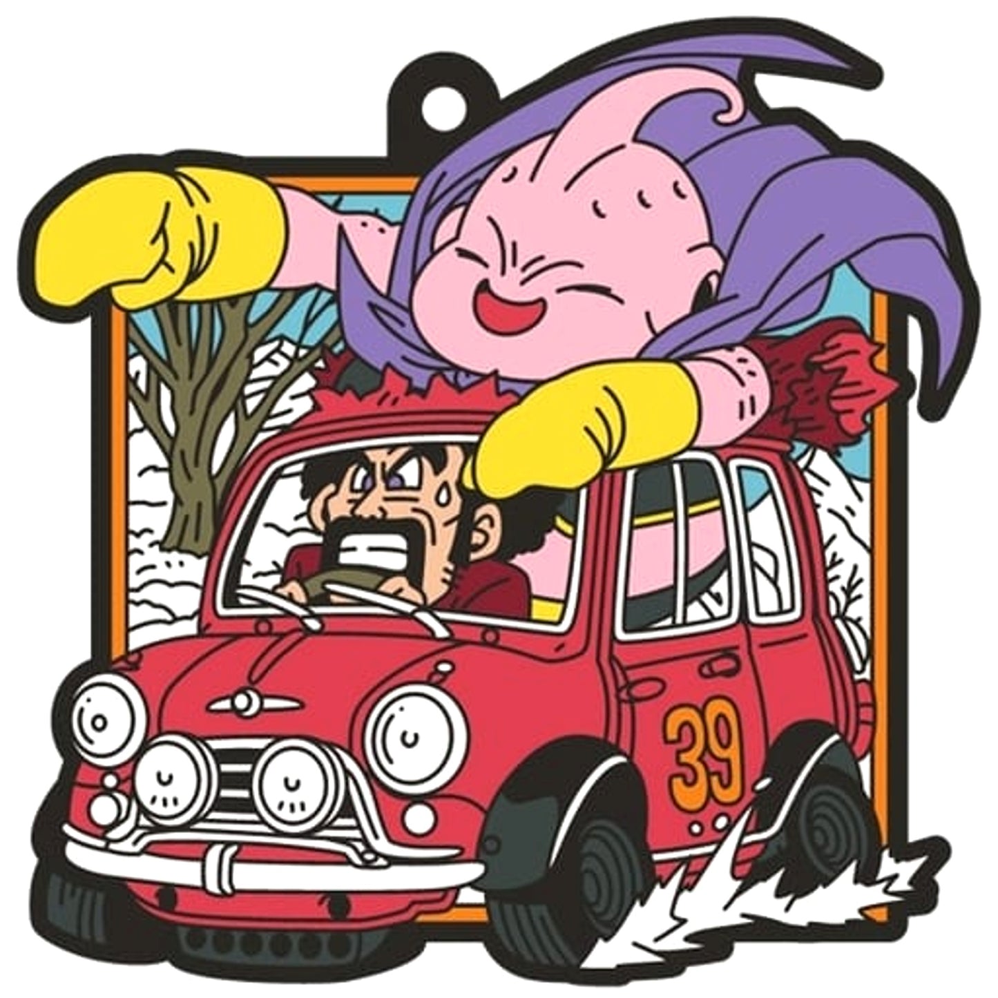 Majin Buu Mr. Satan 5 Dragon Ball Rubbermas Art Gummies 2 [USED]