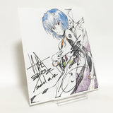 Ayanami Rei Autographed Duplicate Shikishi Neon Genesis Evangelion Hayashibara Megumi's Tokyo Boogie Night Broadcast 1000th Commemorative Public Recording Venue Limited Donation Gift Shikishi [USED]