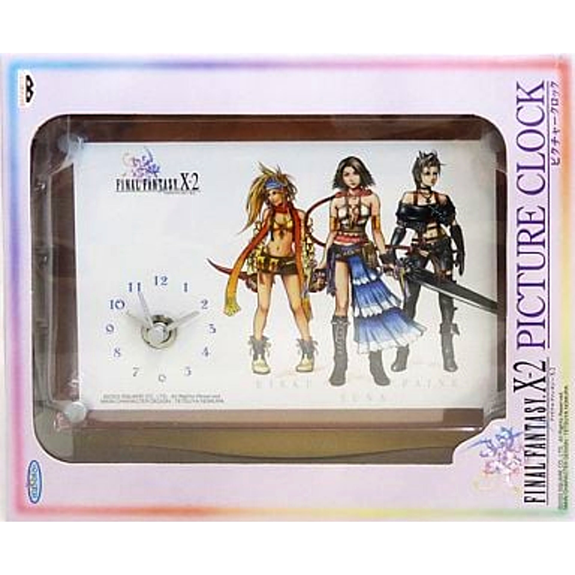 FINAL FANTASY X-2 Picture Clock Yuna / Rikku / Paine Group [USED]