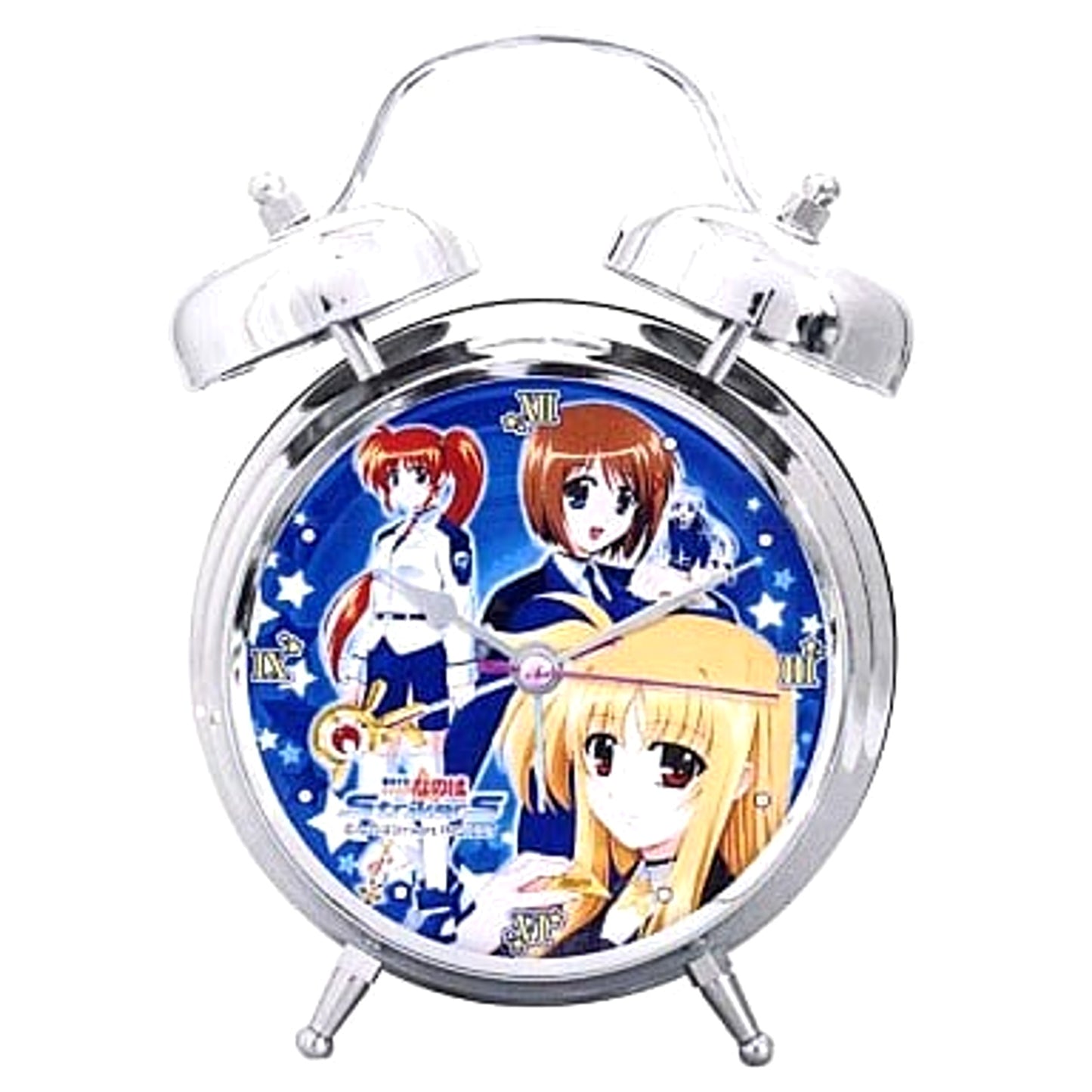 Magical Girl Lyrical Nanoha StrikerS Nanoha Fate Hayate and Reinforce I Voice Alarm Clock [USED]
