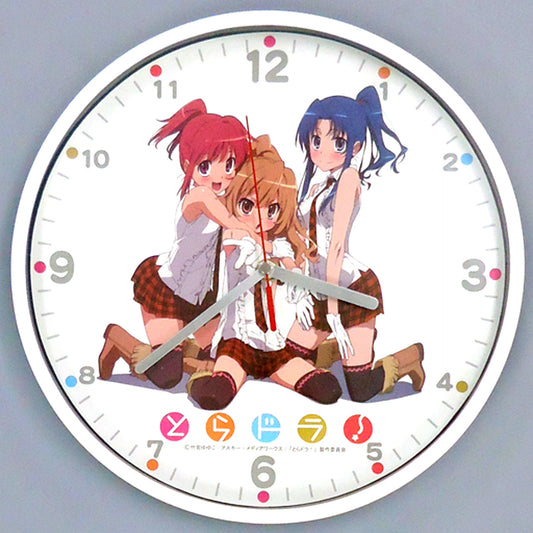 Taiga Minori Ami B White Toradora Wall Clock [USED]