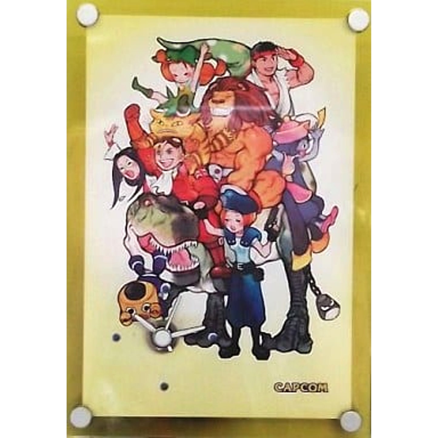 Capcom Characters Newly Illustrated Picture Clock All Stars [USED]