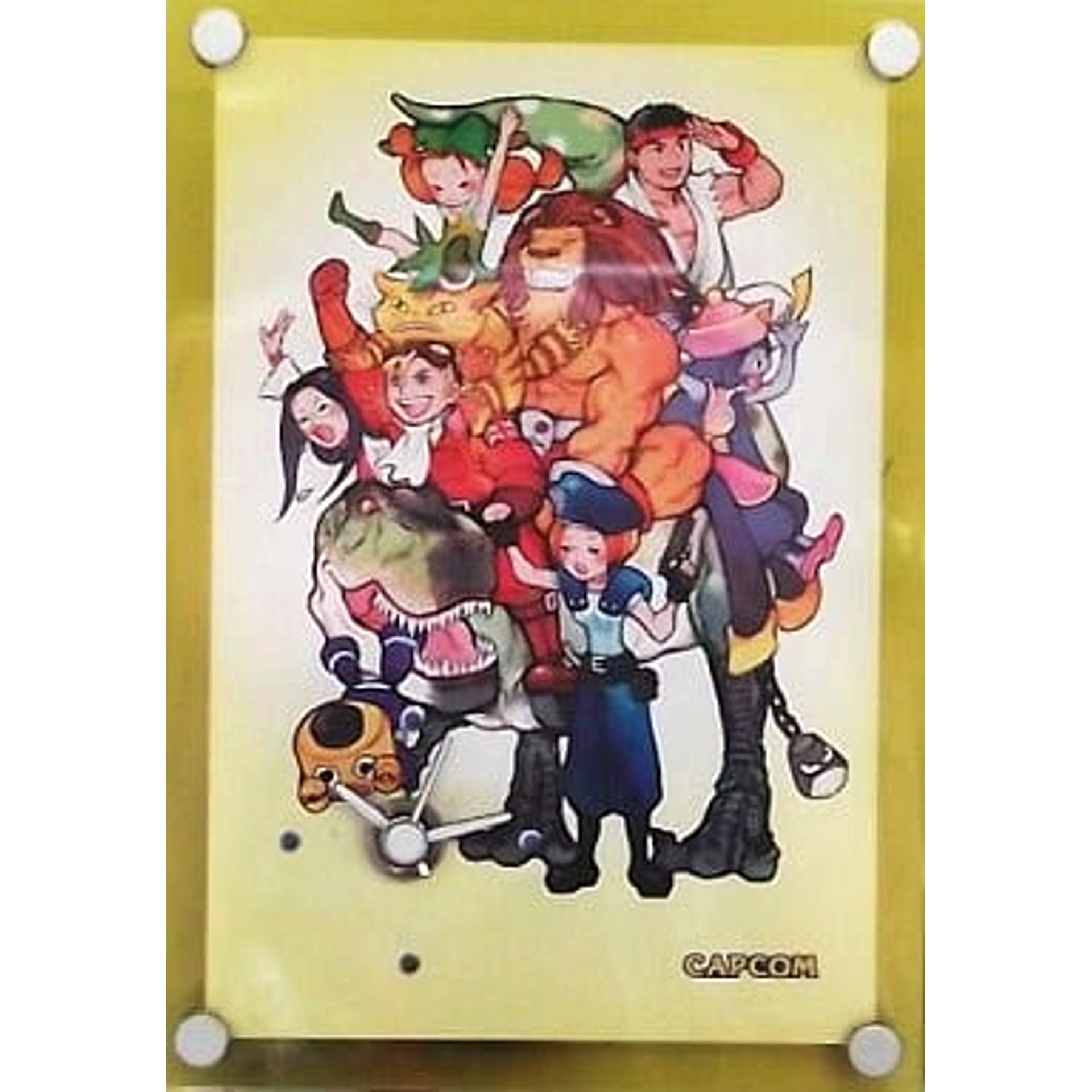 Capcom Characters Newly Illustrated Picture Clock All Stars [USED]