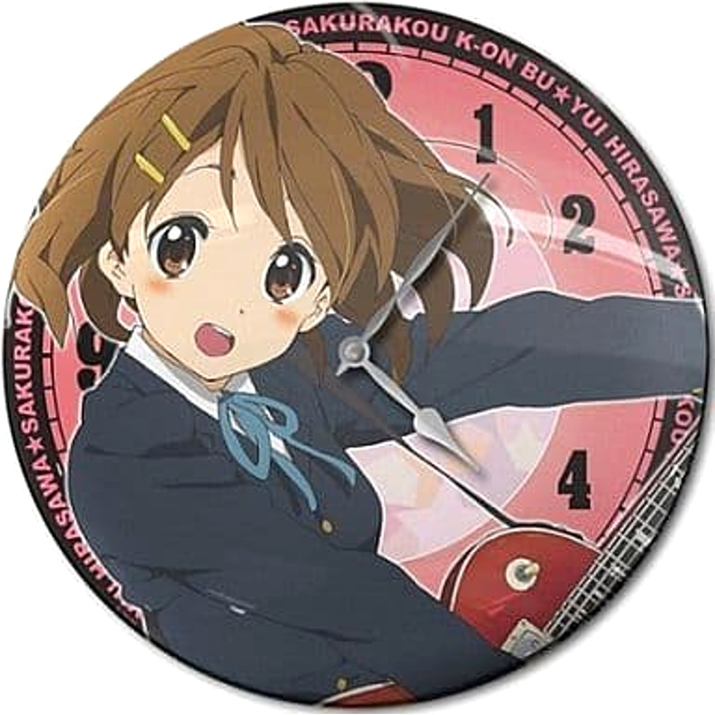 K-On! Yui Hirasawa Tin Clock [USED]