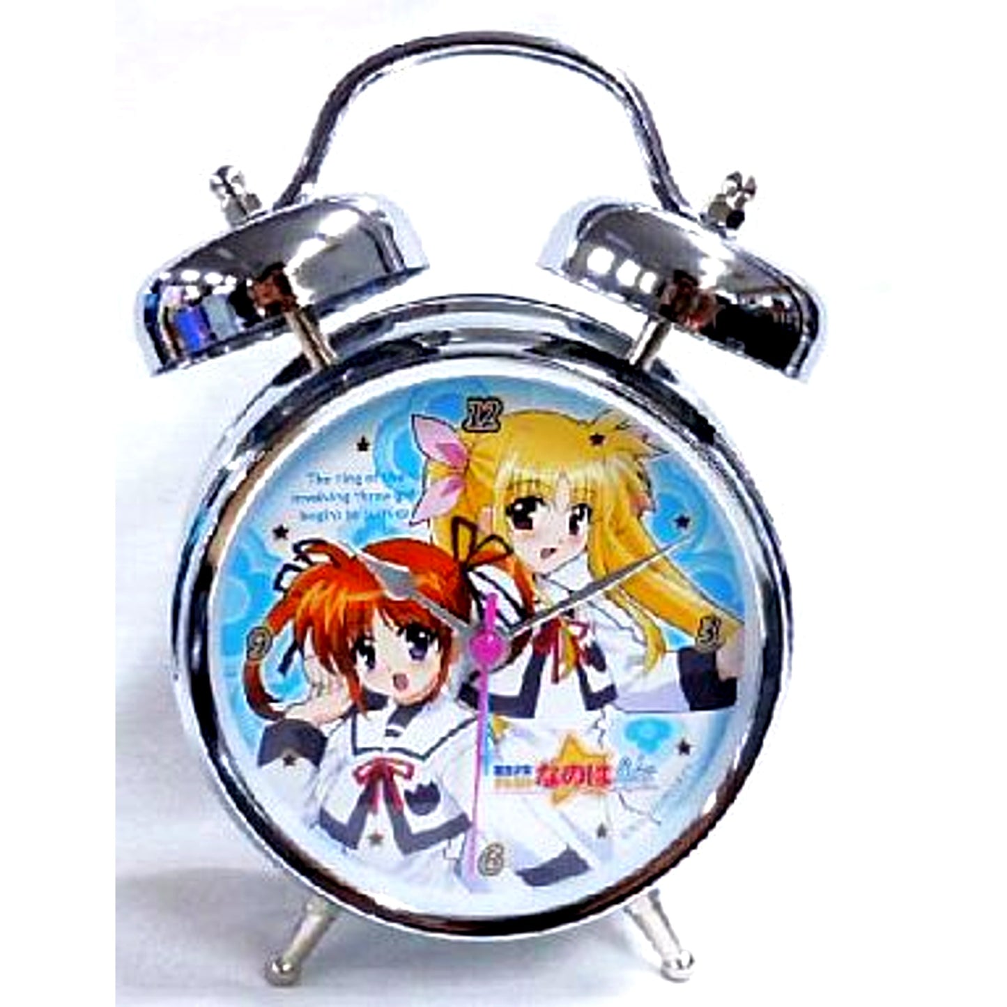 Nanoha Takamachi & Fate Testarossa Voice Alarm Clock Magical Girl Lyrical Nanoha A's [USED]