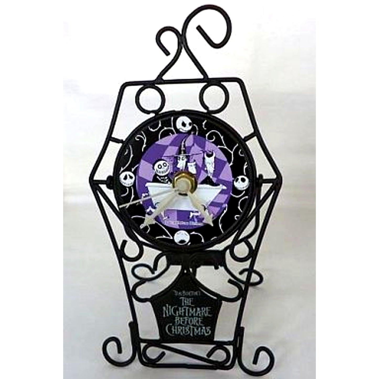The Nightmare Before Christmas Wire Clock / Purple [USED]