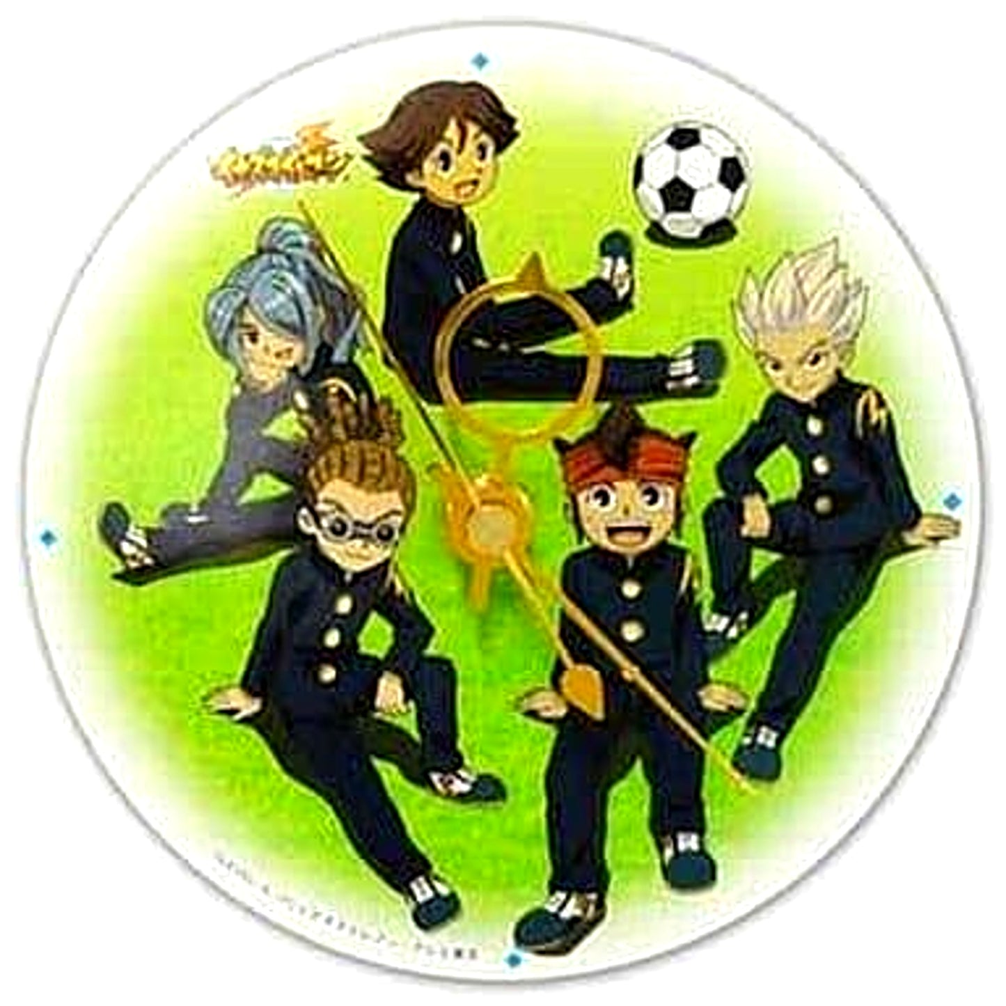 Inazuma Eleven CD Size Clock [USED]