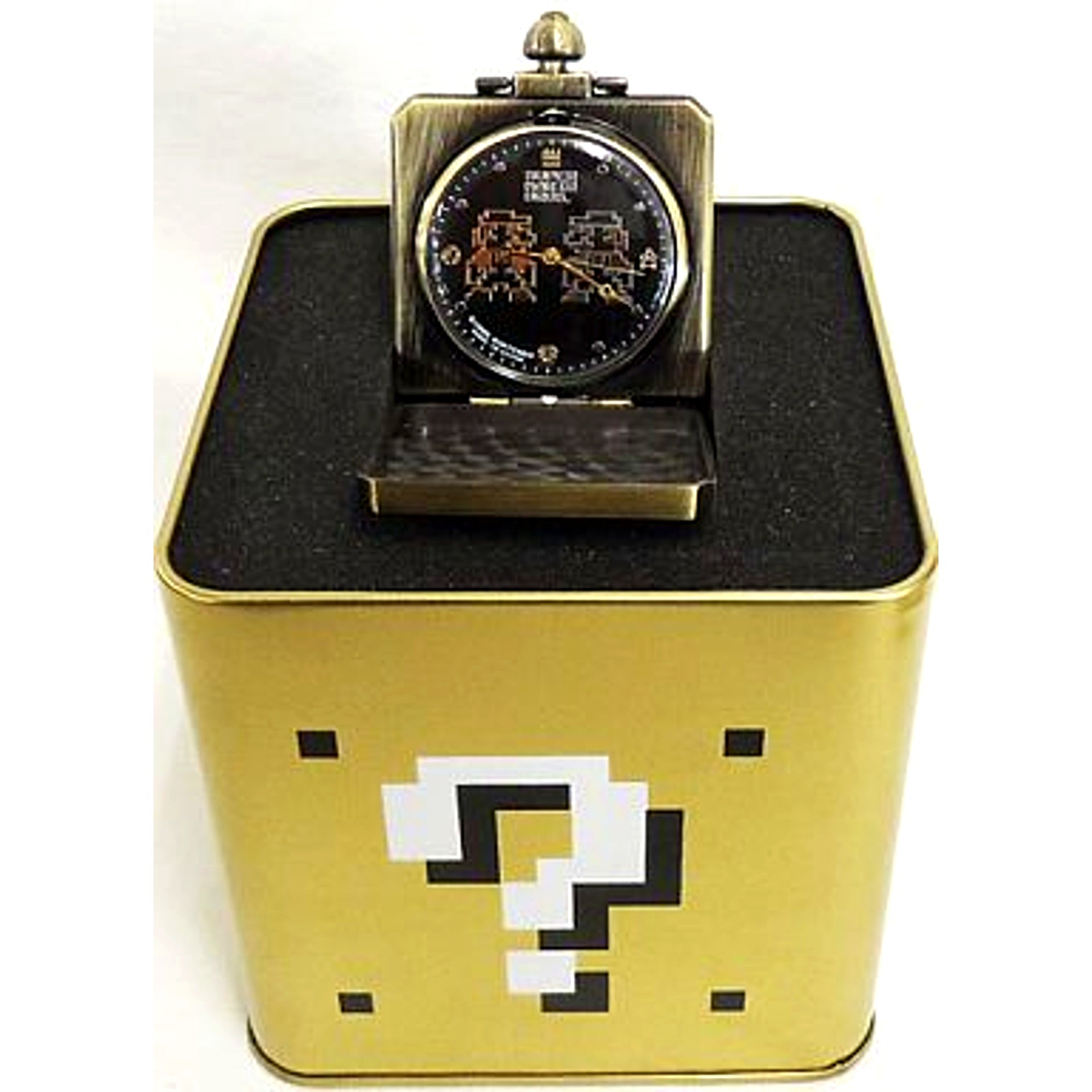 Mario & Luigi Question Block Pocket Watch Super Mario Bros. [USED]