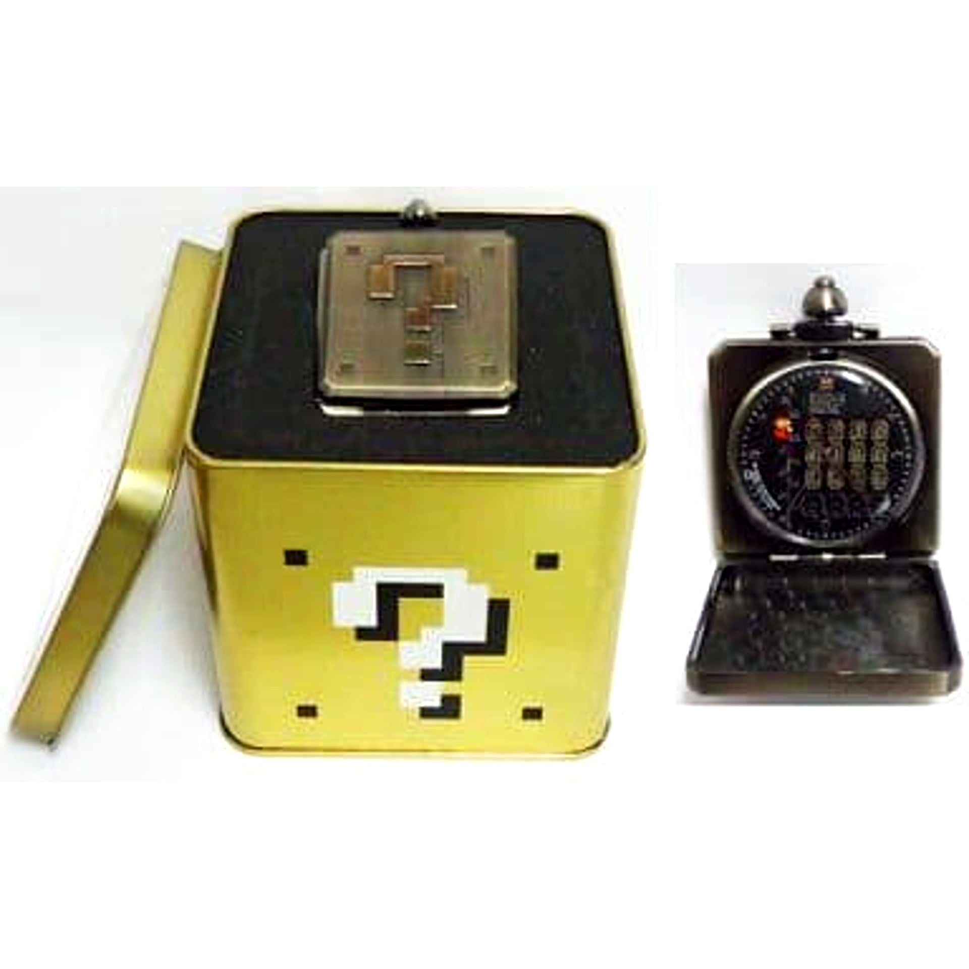 Mario & Coin Super Mario Bros. Question Block Pocket Watch [USED]
