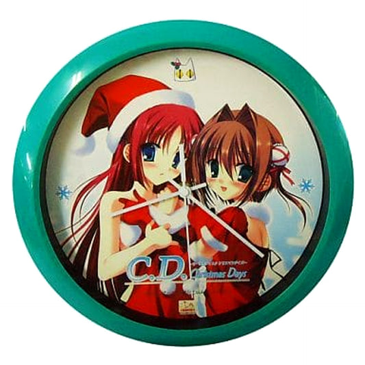 C.D. Christmas Days Circus Disk Christmas Days Kotori and Yume Wall Clock [USED]