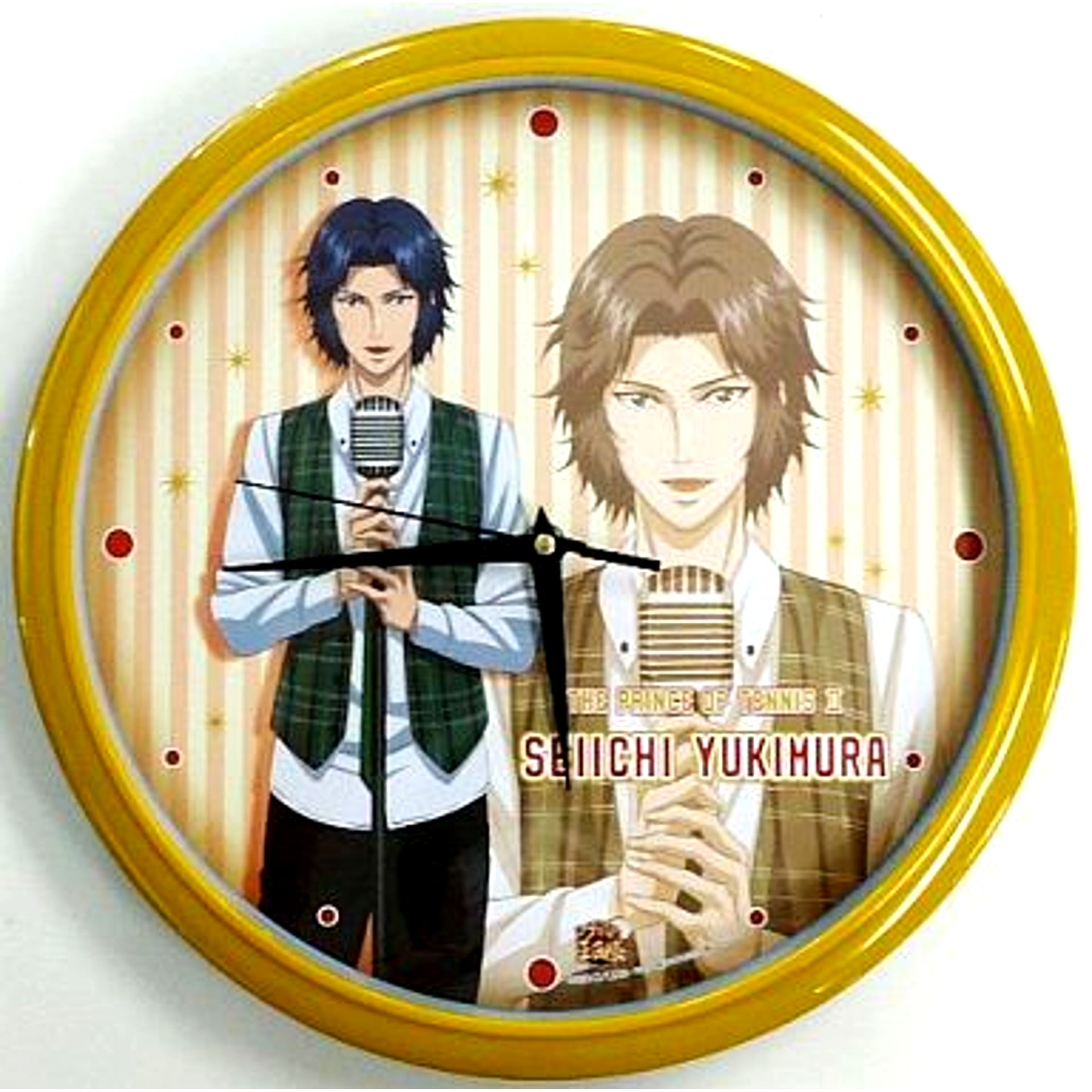 A-1. Seiichi Yukimura Wall Clock Ani-Kuji S The New Prince of Tennis Prize A [USED]