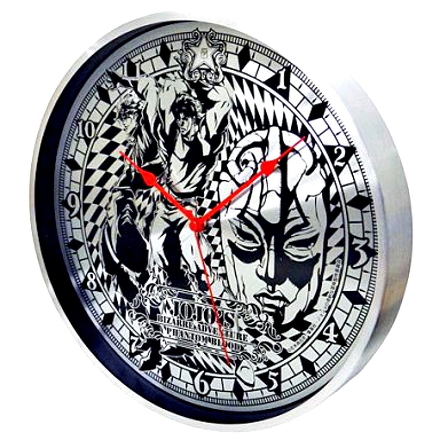 Jonathan & Dio JoJo's Bizarre Adventure Full Metal Wall Clock [USED]