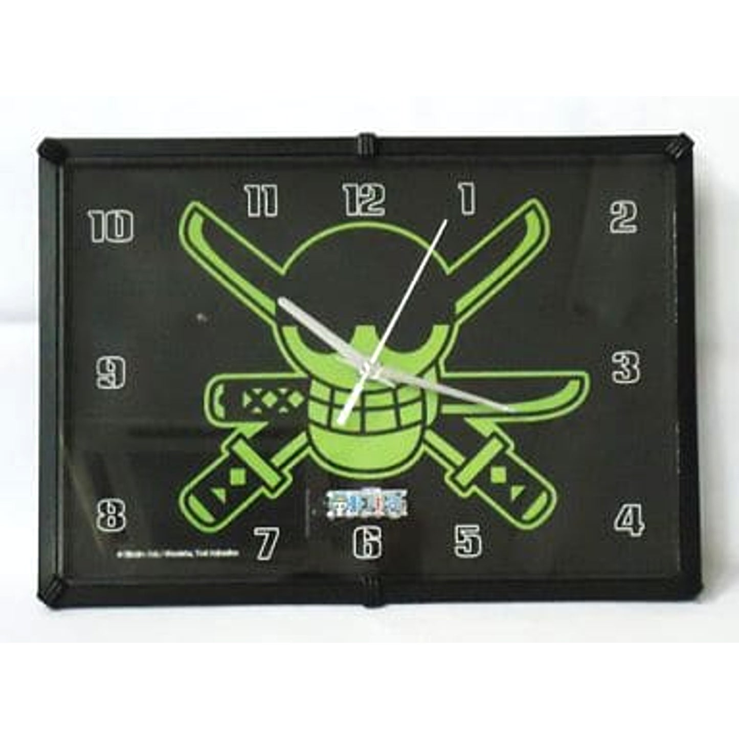 One Piece Zoro Jolly Roger Emblem Wall Clock [USED]
