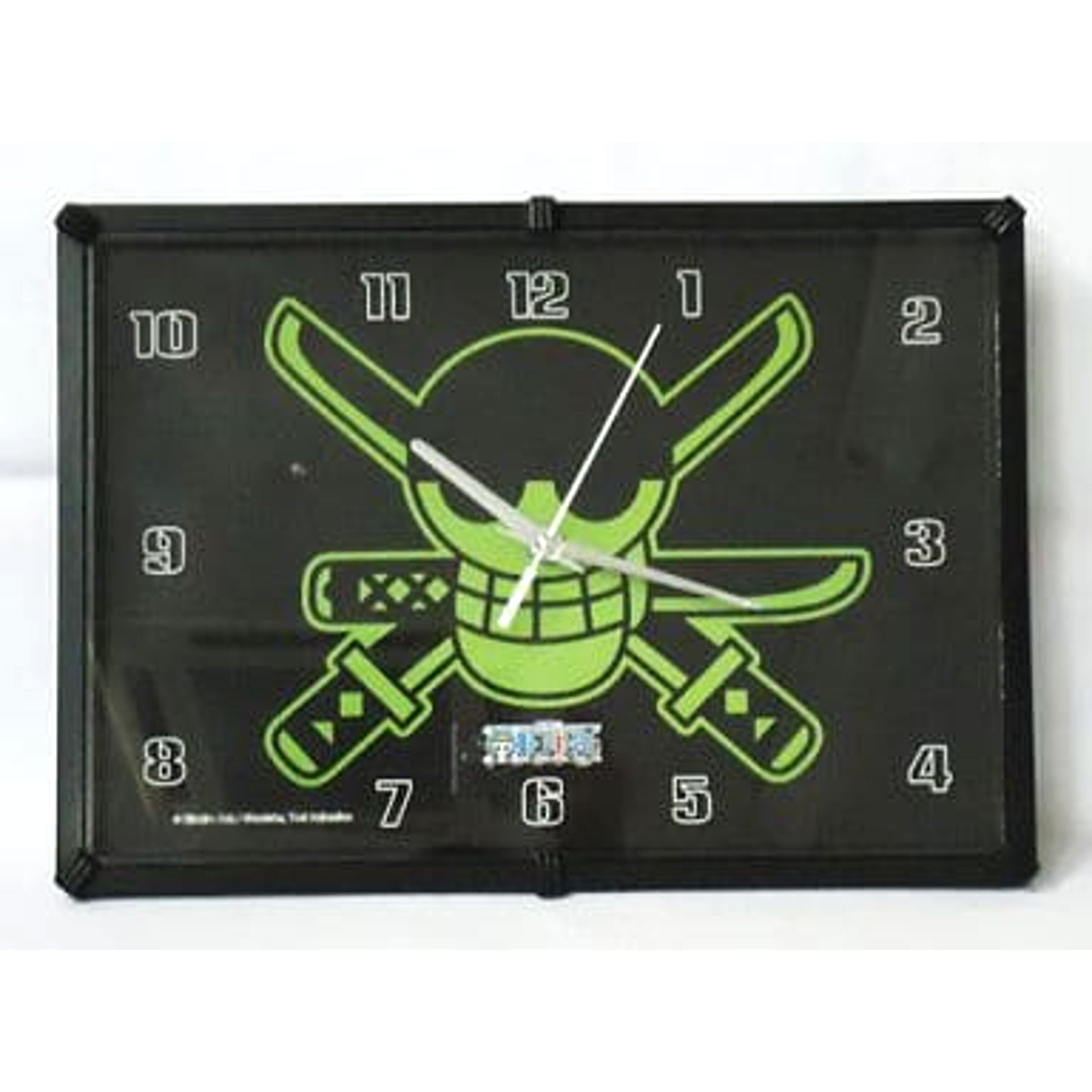 One Piece Zoro Jolly Roger Emblem Wall Clock [USED]