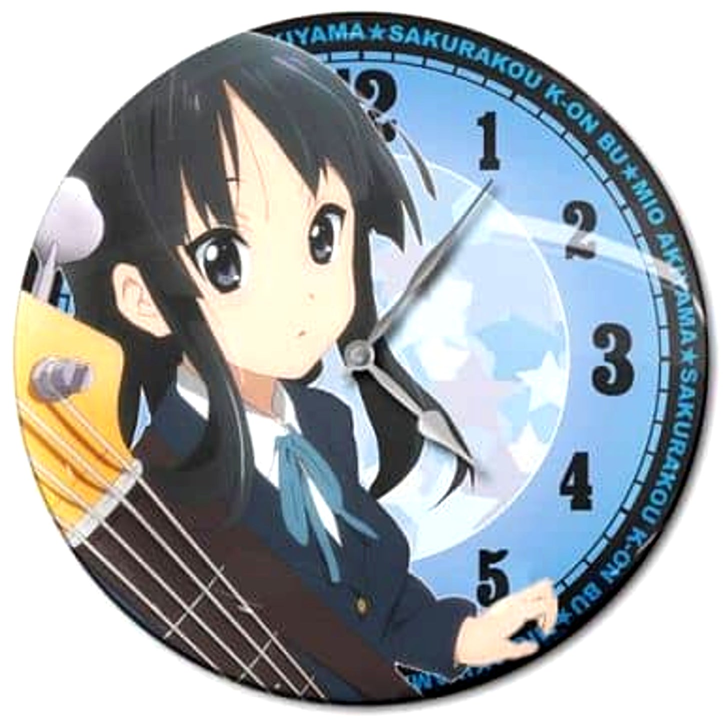Mio Akiyama K-On! Tin Clock [USED]