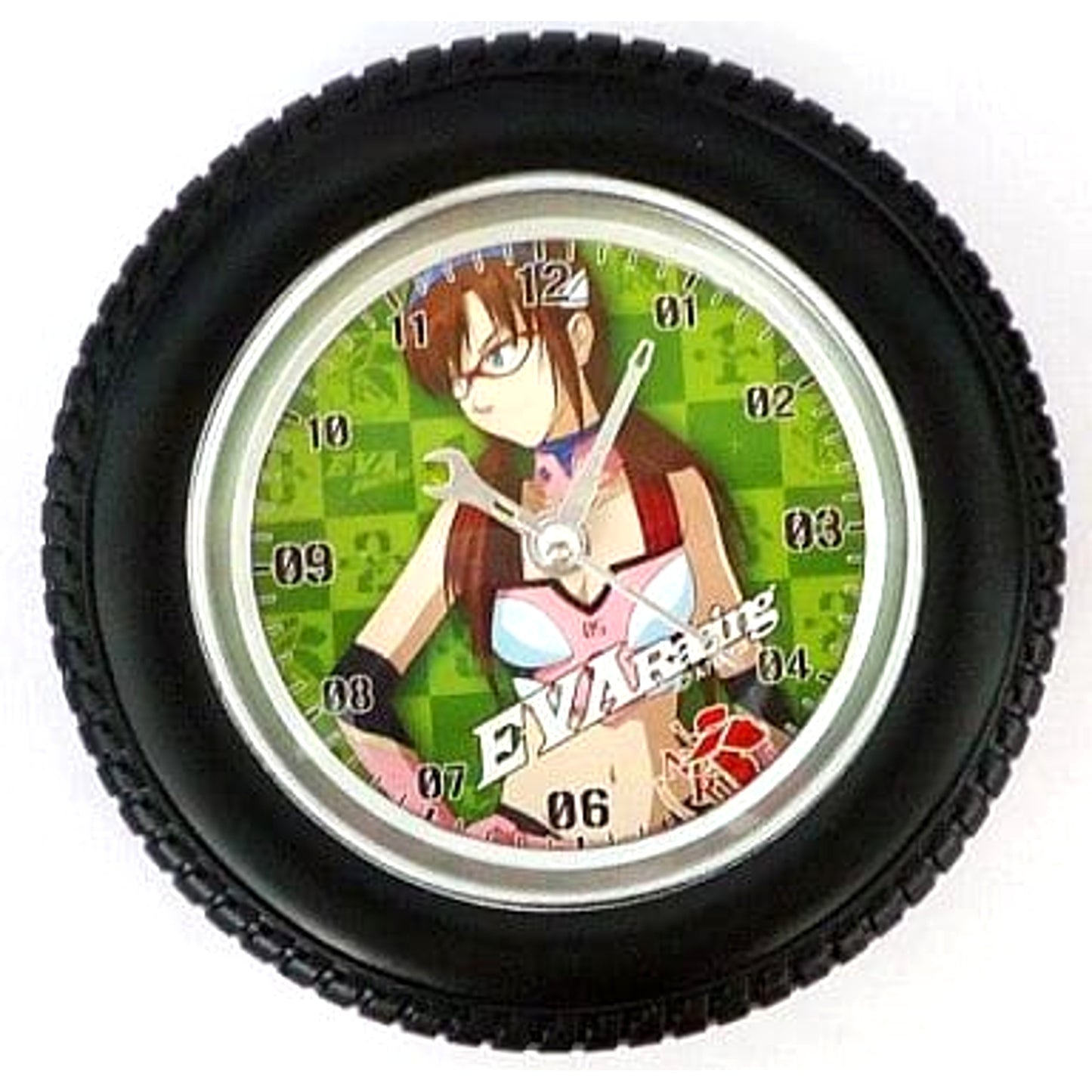 Evangelion Racing Mari Makinami Illustrious Wheel Clock [USED]