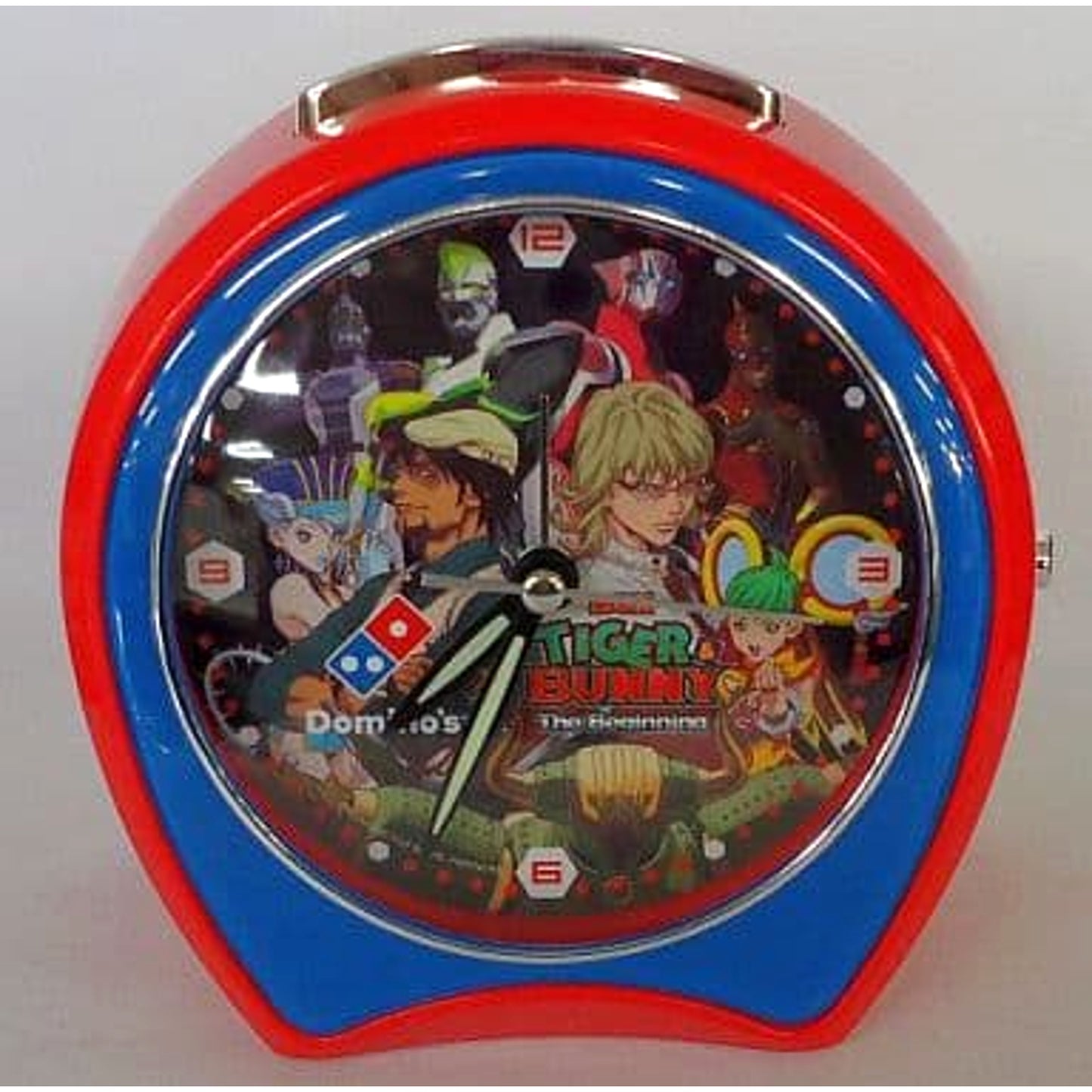 Tiger & Bunny The Beginning Group Original Alarm Clock Domino's Pizza Special Set Purchase Bonus [USED]