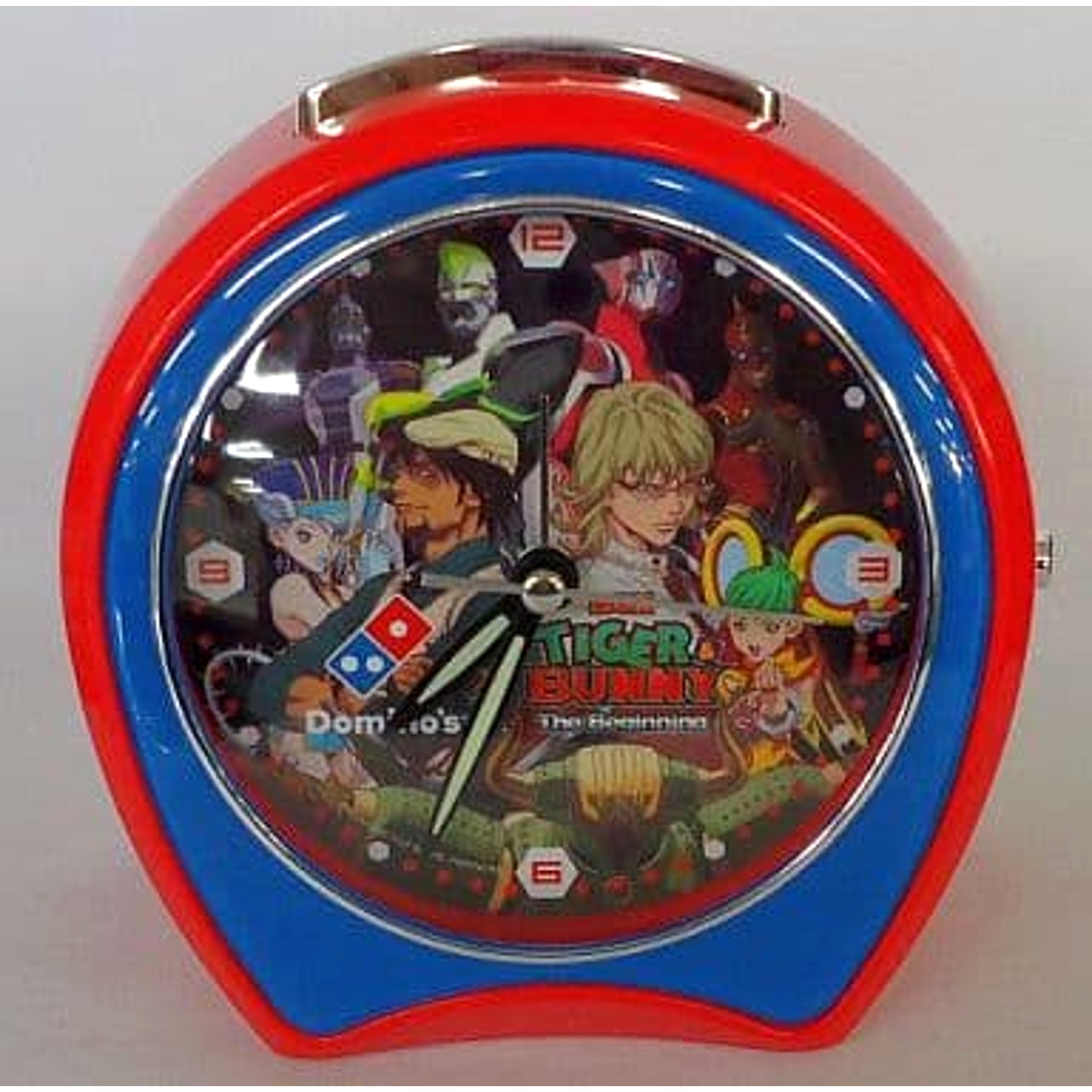 Tiger & Bunny The Beginning Group Original Alarm Clock Domino's Pizza Special Set Purchase Bonus [USED]