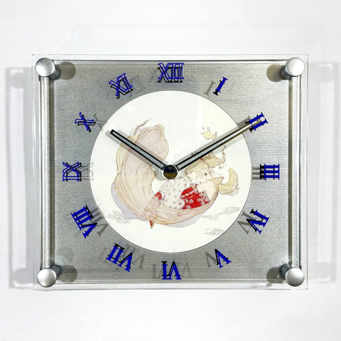 Final Fantasy Tina and Moogle Yoshitaka Amano Original Clock Final Fantasy Collection Anniversary Package Bonus [USED], photo 1