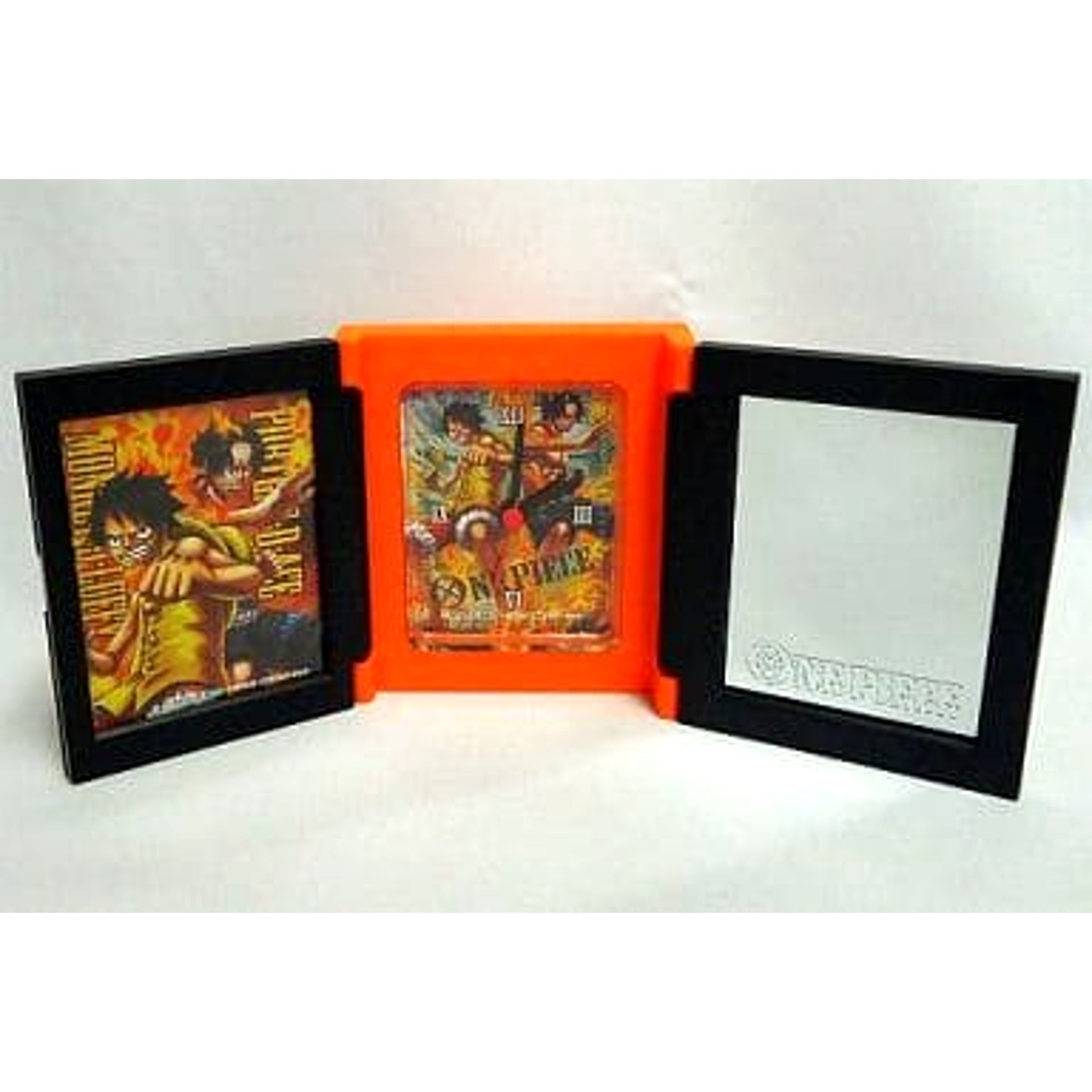 One Piece Luffy and Ace Marineford Triple Mirror and Frame Clock [USED]