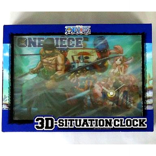Fish-Man Island Battle - Blue 3D-Situation Clock One Piece [USED]
