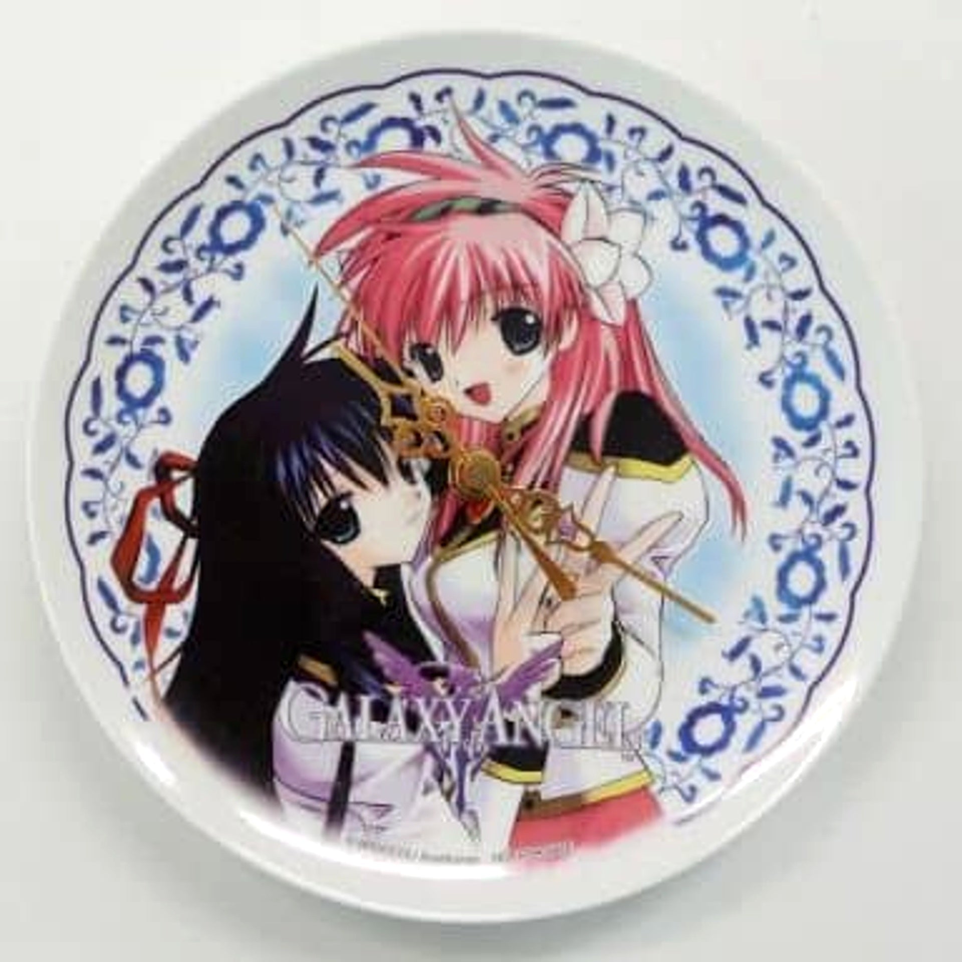 Galaxy Angel Milfeulle Sakuraba and Chitose Karasuma Illustration Plate Clock Gamers Point Reward [USED]
