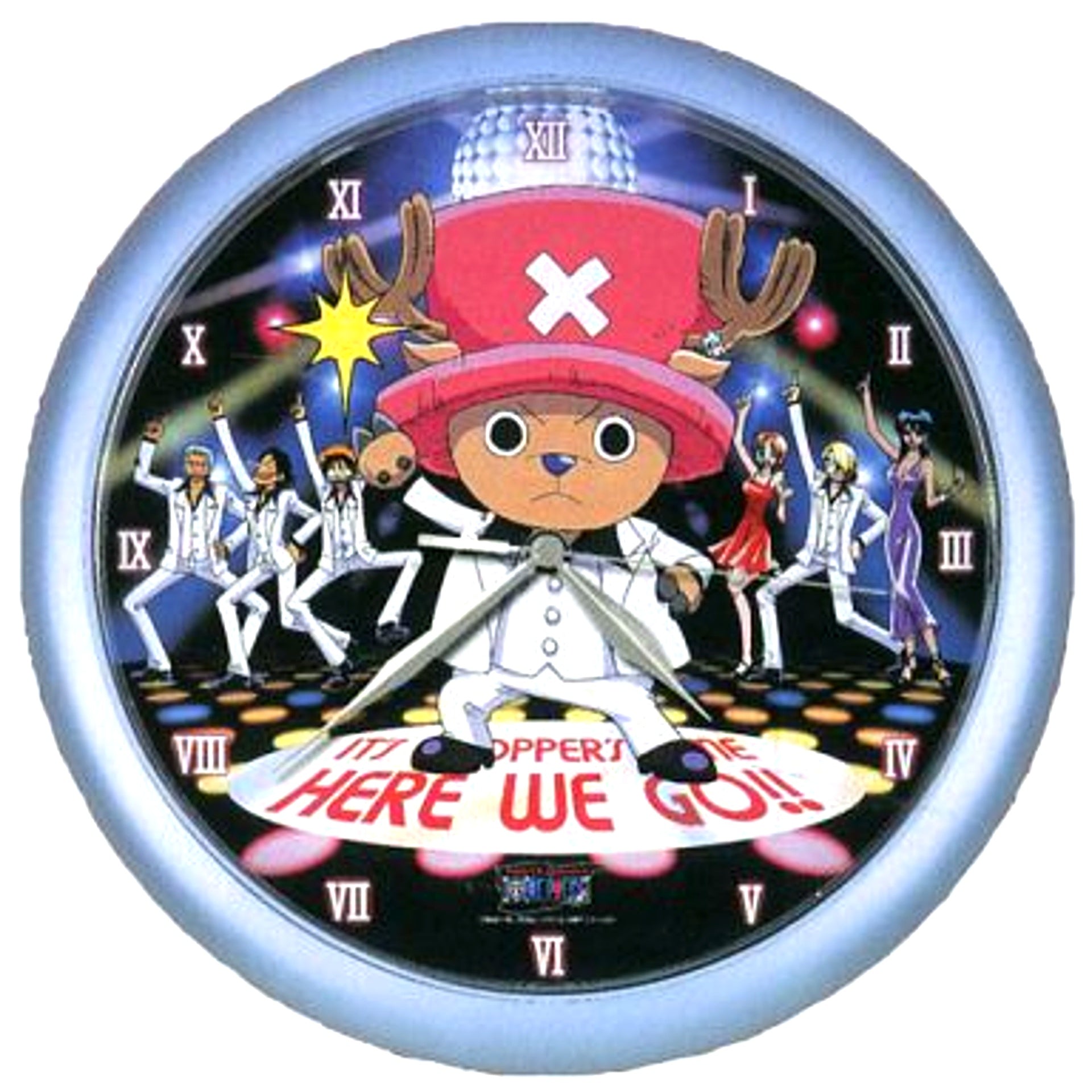 Straw Hat Pirates Super DX Picture Wall Clock One Piece [USED]