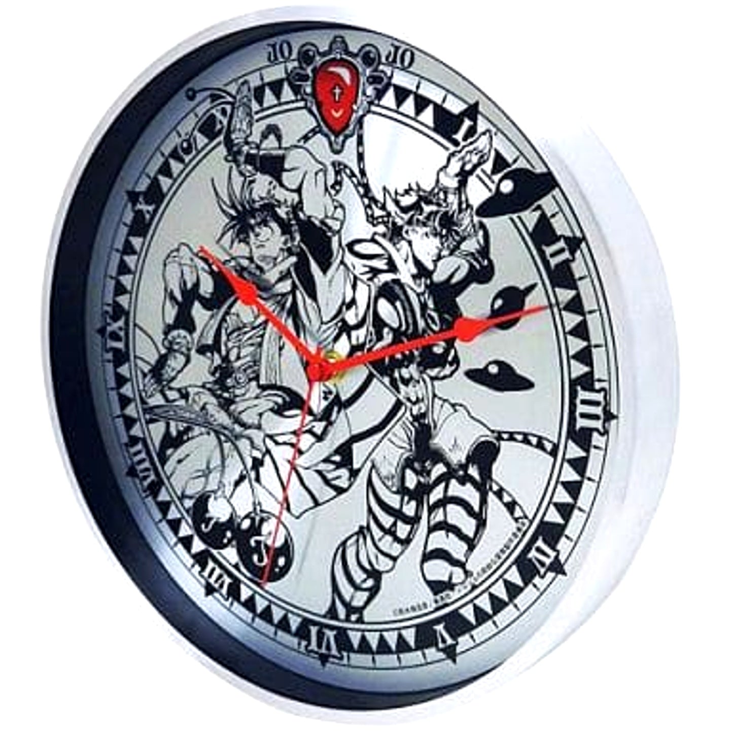 JoJo's Bizarre Adventure Part 2 Battle Tendency Joseph Joestar and Caesar Zeppeli Full Metal Wall Clock [USED]