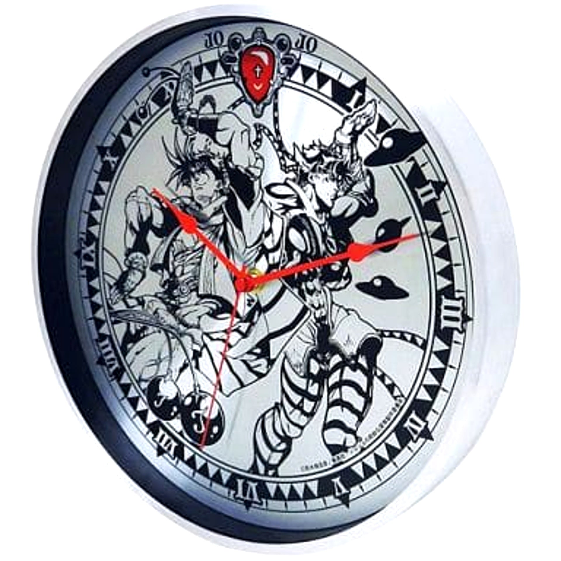 JoJo's Bizarre Adventure Part 2 Battle Tendency Joseph Joestar and Caesar Zeppeli Full Metal Wall Clock [USED]