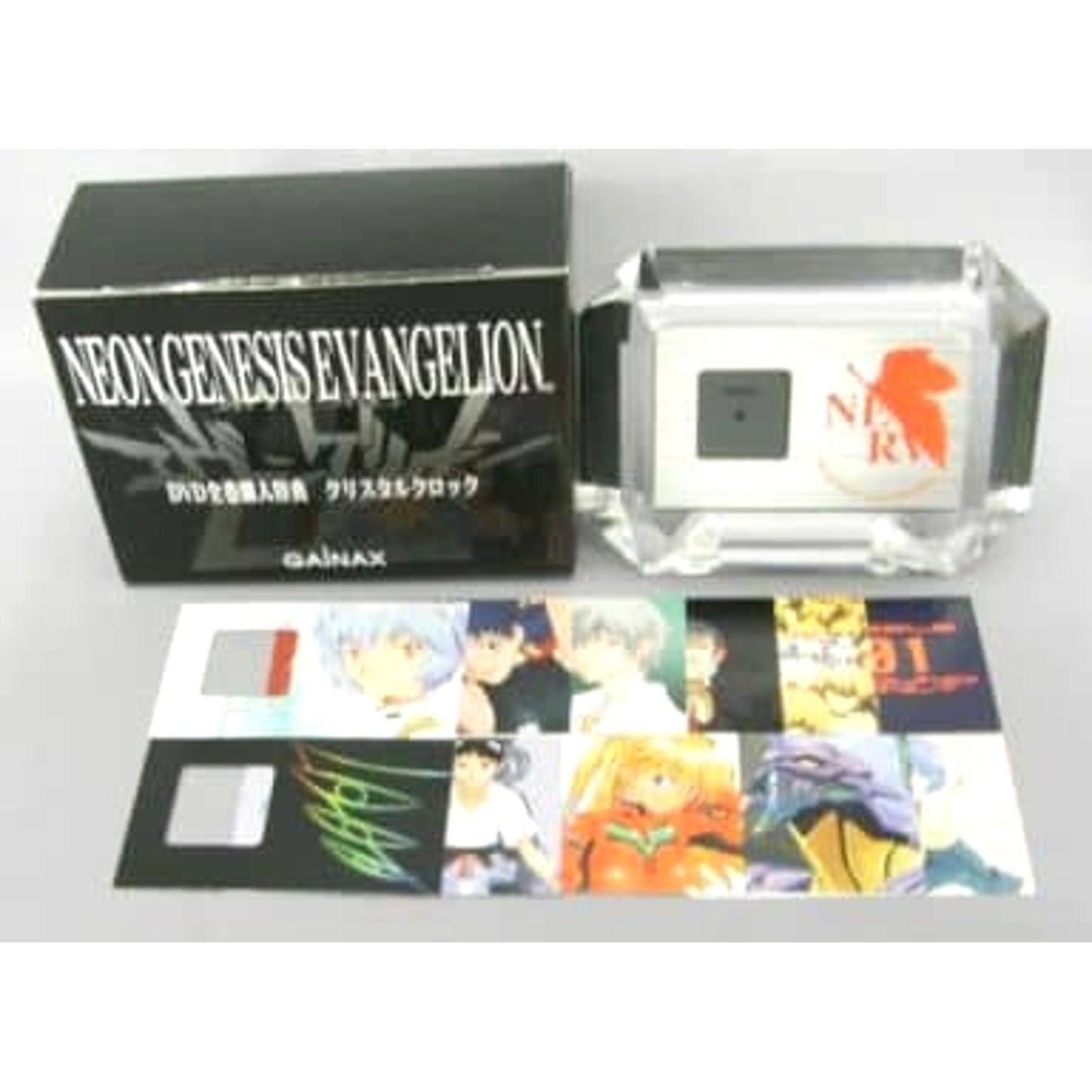 Neon Genesis Evangelion DVD Complete Purchase Bonus Crystal Clock [USED]