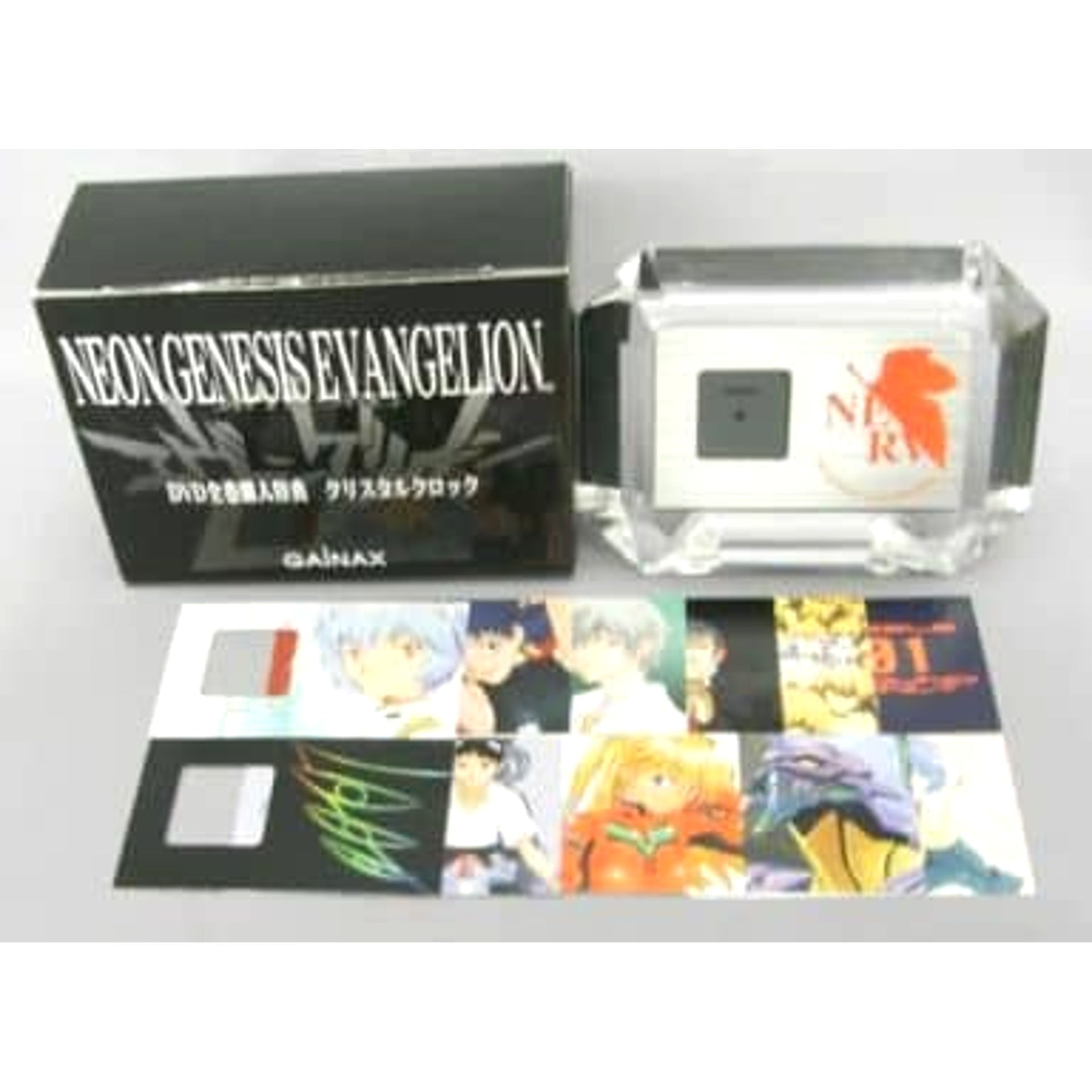 Neon Genesis Evangelion DVD Complete Purchase Bonus Crystal Clock [USED]