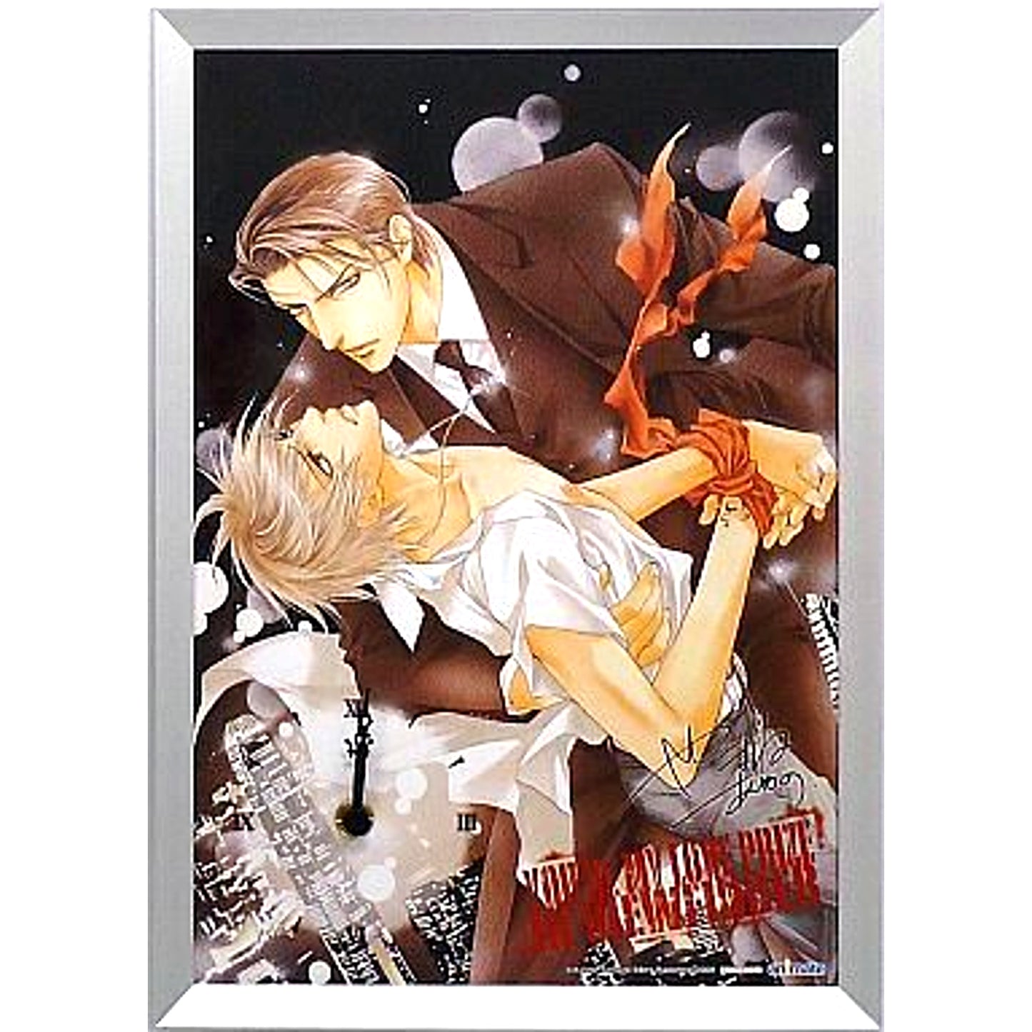 Akihito Takaba & Ryuichi Asami Panel Clock Finder no Hyouteki Animate Point Prize [USED]