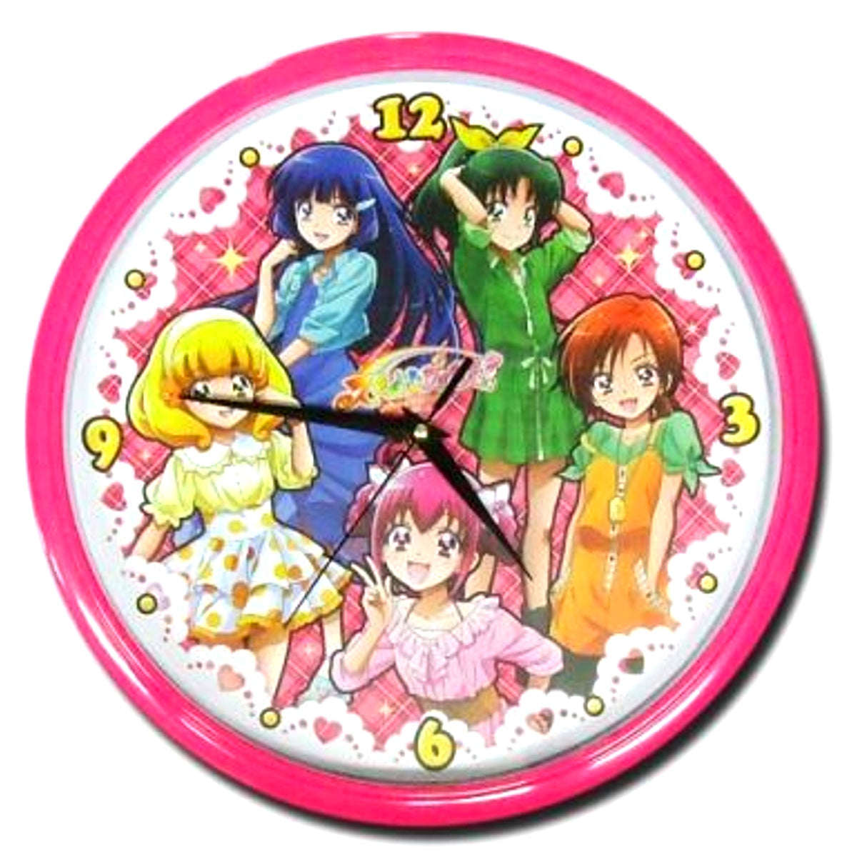 Group Prize B Puri Kuji Smile PreCure! Wall Clock [USED]