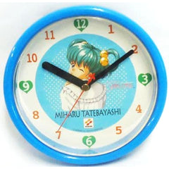 Tokimeki Memorial Miharu Tatebayashi Blue Tokimeki Wall Clock [USED]