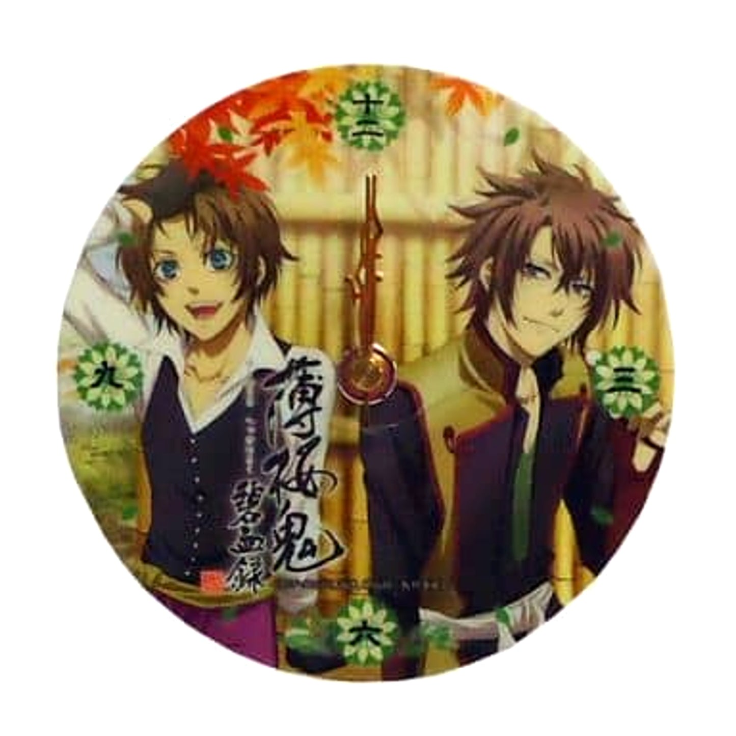 Hakuoki Hekketsuroku Soji Okita and Heisuke Toudou Clock A [USED]