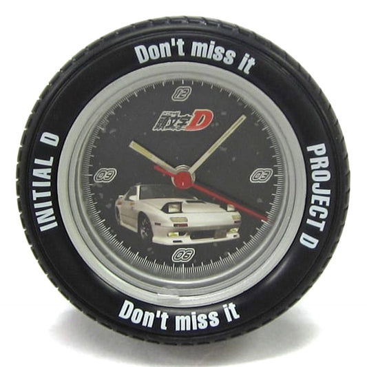 Initial D FC3S RX-7 White Inch-Up Clock [USED]