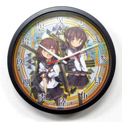 Kantai Collection KanColle Ikazuchi and Inazuma Wall Clock [USED]