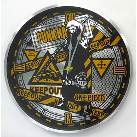 One Piece Trafalgar Law Full Body Full Metal Wall Clock Punk Hazard Arc [USED]